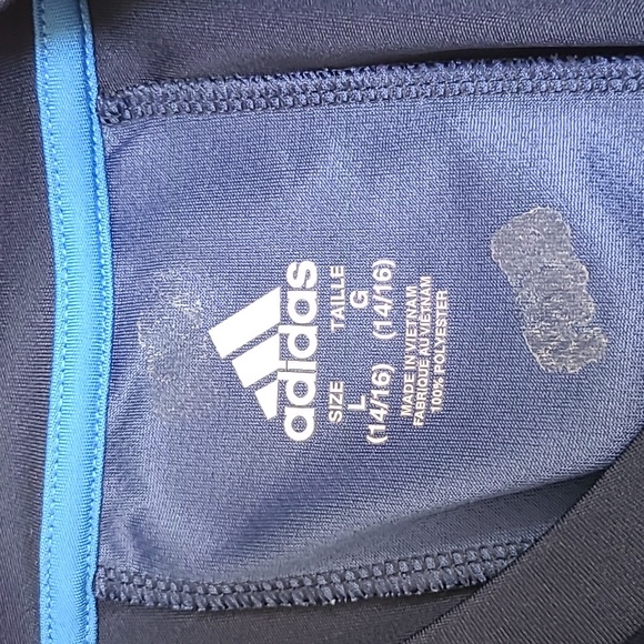 Bundle Adidas Kids Short Sleeve Tees - Red, Blue, Black - Picture 6 of 10